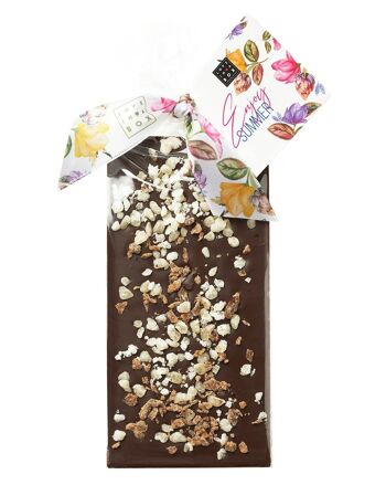 Chocolate Bar Fig & Pineapple Dark – barre de chocolat noir faite à la main avec figue et ananas - édition d'été 1