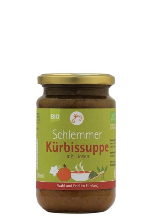 Schlemmer-Kürbissuppe mit Linsen
