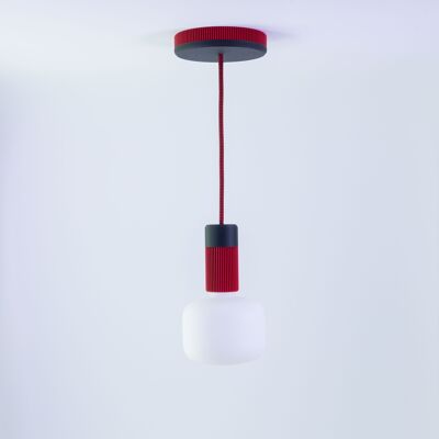 SATI TANGO BLACK - red - suspension equipped with K.no.P for TOOL-FREE assembly on DCL
