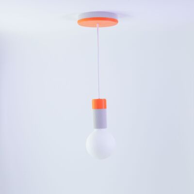 SATI TANGO ORANGE - White - suspension equipped with K.no.P for TOOL-FREE assembly on DCL