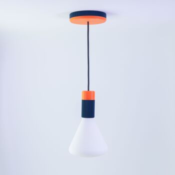 SATI TANGO ORANGE - bleu - suspension équipé de K.no.P pour un montage SANS OUTIL sur DCL 1