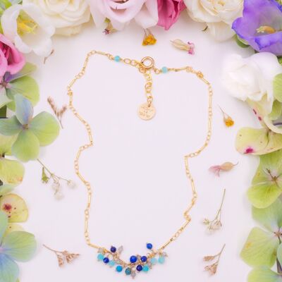 Poupidou Blue necklace: gemstone