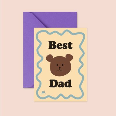 Karte + Umschlag - Bester Papa