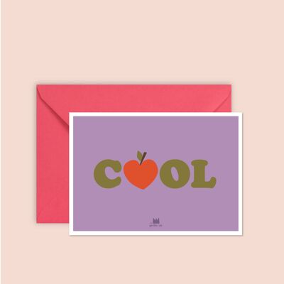 Carte + enveloppe -  Cool