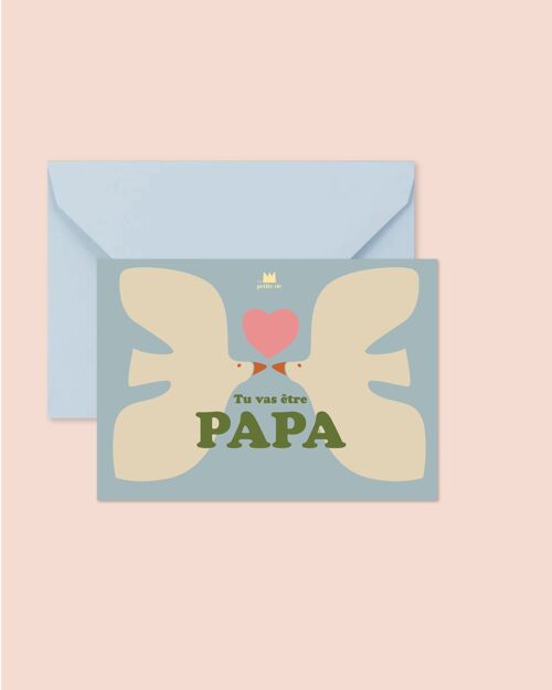 Carte + enveloppe -  Tu vas être Papa