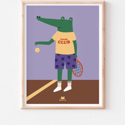Poster - Tennis del coccodrillo