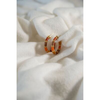 Boucles d'Oreilles BETINA Orange