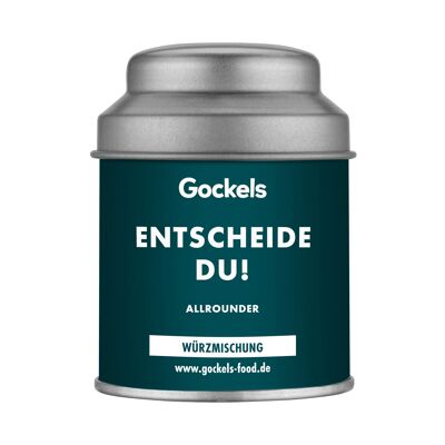 Entscheide Du! Allrounder, handgemachte Gewürzmischung, z.T. Zutaten aus eigenem Anbau, Premium Qualität, ohne Zusatzstoffe