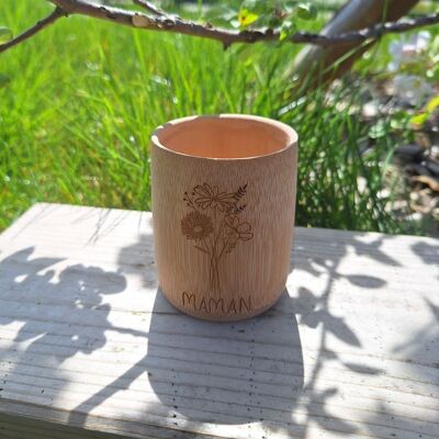 Super mom bamboo pot (Mother's Day gift)