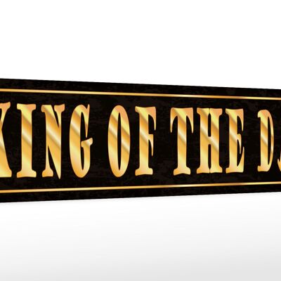 Holzschild Spruch 46x10cm King of the Day König des Tages Schild