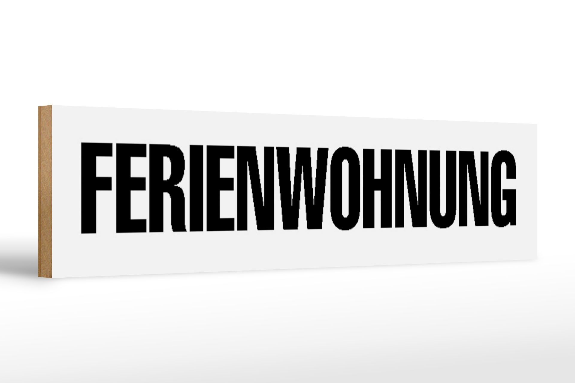 Cartello stradale in legno 46x10 cm decorazione casa vacanze