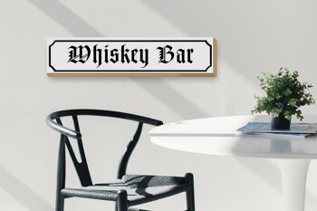 Panneau décoratif en bois pour alcool, 46x10cm, pour bar à whisky, pub, cuisine 3