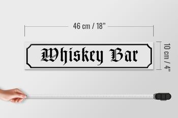 Panneau décoratif en bois pour alcool, 46x10cm, pour bar à whisky, pub, cuisine 4