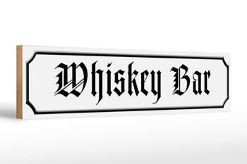 Panneau en bois 46x10cm, décoration de cuisine, Bar à whisky, Pub 1