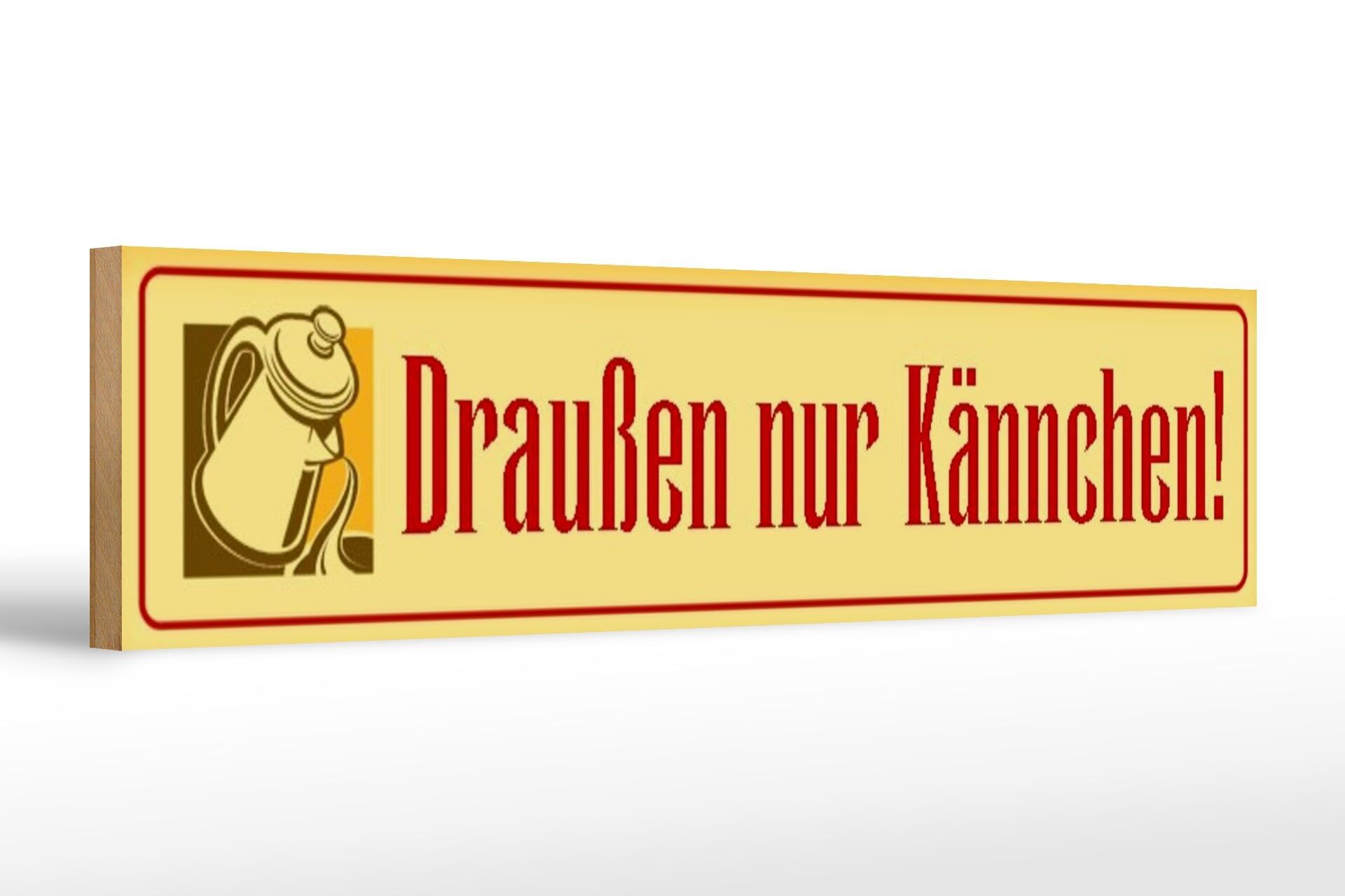 Cartello in legno con scritta 46x10 cm esterno solo pentola cucina bar