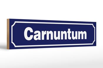Panneau en bois note 46x10cm décoration Garnuntum 1