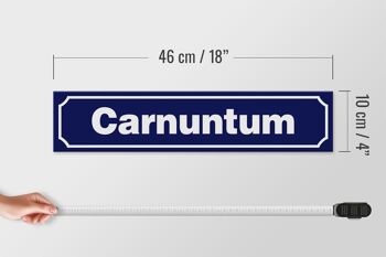 Panneau en bois note 46x10cm décoration Garnuntum 4