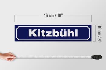 Panneau en bois avis 46x10cm décoration Kitzbühl 4