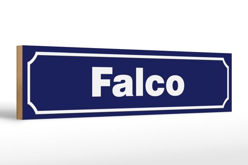 Holzschild Hinweis 46x10cm Falco Deko Schild