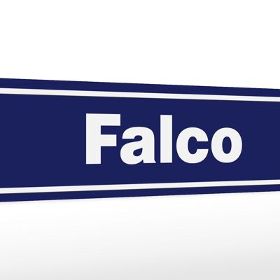 Holzschild Hinweis 46x10cm Falco Deko Schild