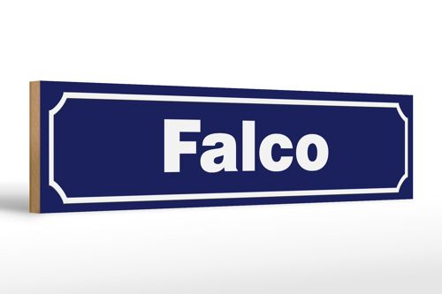 Holzschild Hinweis 46x10cm Falco Dekoration
