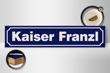 Panneau en bois note 46x10cm panneau décoratif Kaiser Franzl 2
