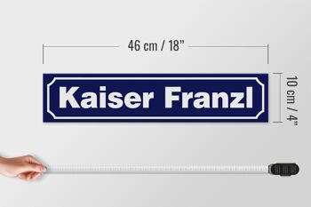 Panneau en bois note 46x10cm panneau décoratif Kaiser Franzl 4