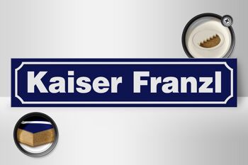 Panneau en bois note 46x10cm décoration Kaiser Franzl 2