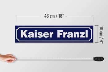 Panneau en bois note 46x10cm décoration Kaiser Franzl 4