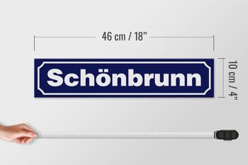 Panneau en bois avis 46x10cm Panneau décoratif Schönbrunn 4