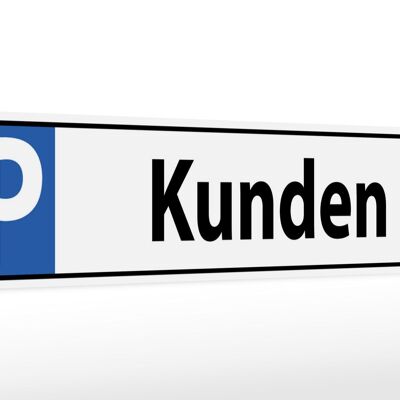 Holzschild Parken 46x10cm Parkplatzschild Kunden Deko Schild