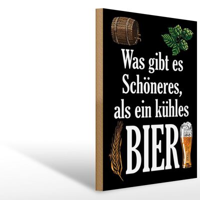 Holzschild Spruch 30x40cm was schöneres als kühles Bier Deko Schild