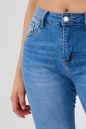 Jeans femme slim délavé ( Push-up ) 2