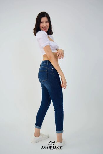 Jeans femme slim délavé ( Push-up ) 5