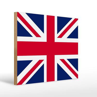 Wooden sign flag Union Jack 40x30cm Flag United Kingdom sign