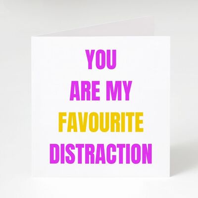 Favourite Distraction- notecards