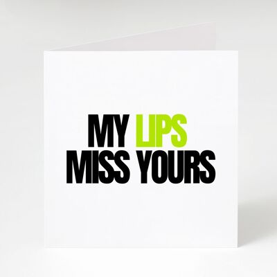 Missing Lips-Notecard