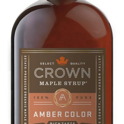 Crown Maple Jarabe de arce color ámbar, 250 ml