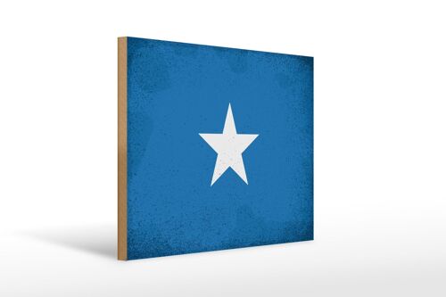 Holzschild Flagge Somalia 40x30cm Flag of Somalia Vintage Schild