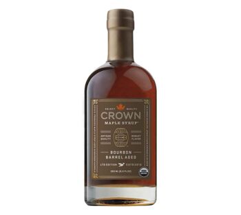 Sirop d'érable vieilli en fût de Bourbon par Crown Maple, 250 ml 1