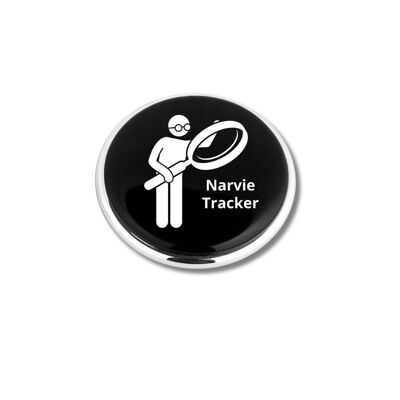 NARVIE - Mini localizzatore GPS - Visualizza posizione live NFC - Adatto per Android / iPhone - incl. app gratuita - Keys Key Finder Key tracker
