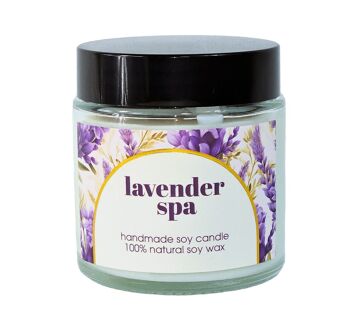 Bougie de soja parfumée naturelle Lavender Spa 3