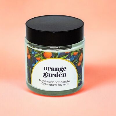 Natural Orange Garden Scented Soy Candle