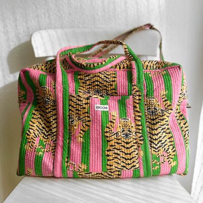 Large travel bag "Poppy Tiger Candy"