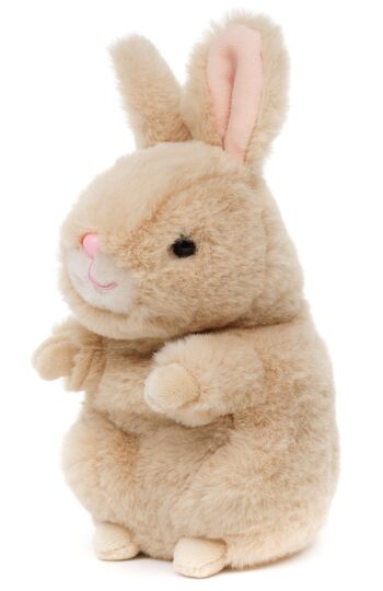 Lapin, assis - Style Kawaii - 21 cm (hauteur) - Mots clés : animal de la forêt, lapin, peluche, peluche, peluche, peluche 6