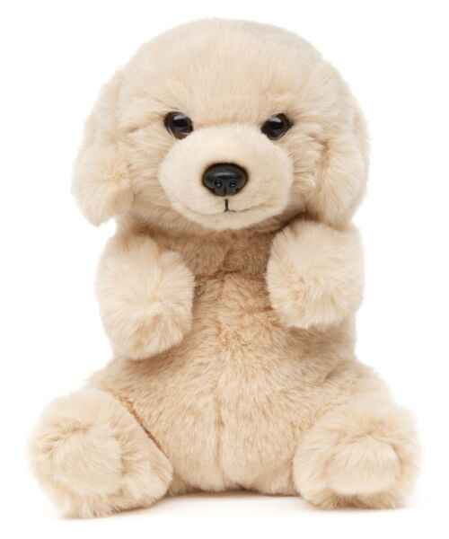 Labrador, sitzend - Kawaii-Stil - 17 cm (Höhe) - Keywords: Hund, Haustier, Plüsch, Plüschtier, Stofftier, Kuscheltier