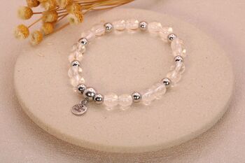 Bracelet Cristal de Roche Argent 1