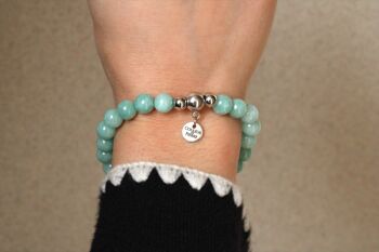 Bracelet Amazonite Argent 3