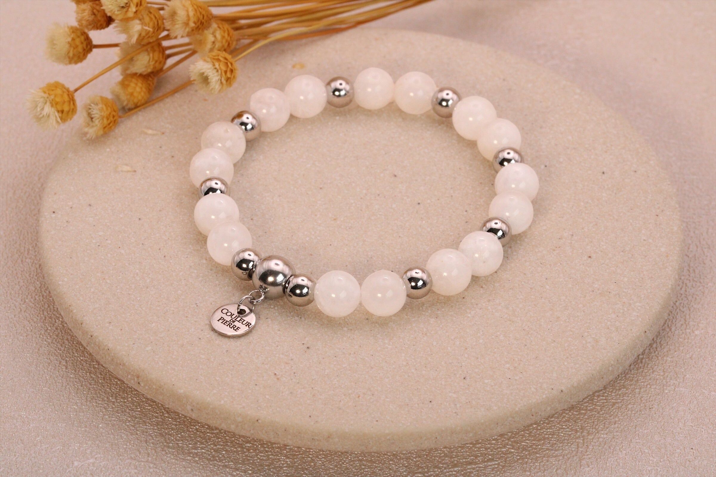 Silver Moonstone Bracelet