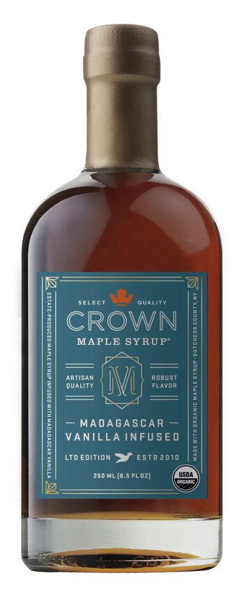 Sirop d'érable infusé à la vanille par Crown Maple, 250 ml 3